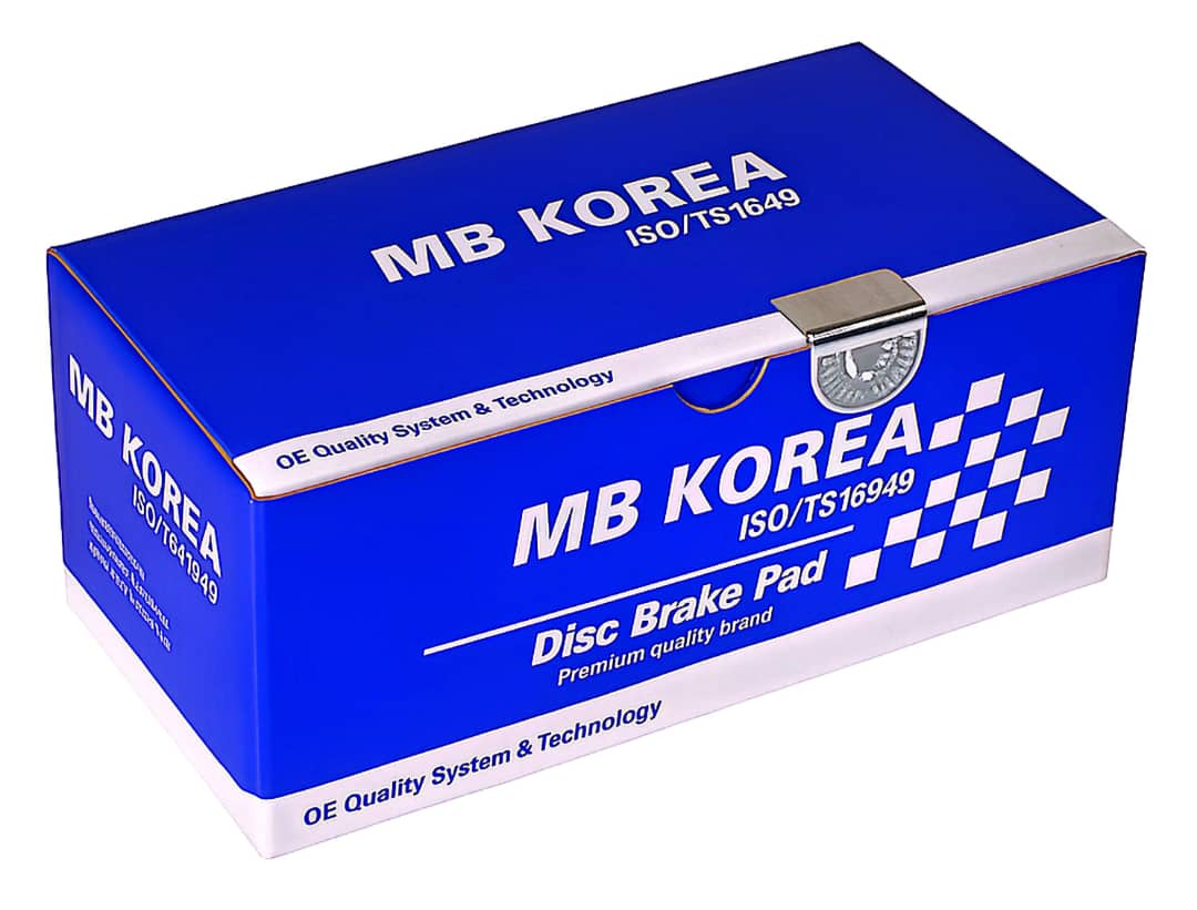 لنت ترمز عقب هیوندای ولستر (نوع B) برند ام بی کوریا کره جنوبی (MB Korea)