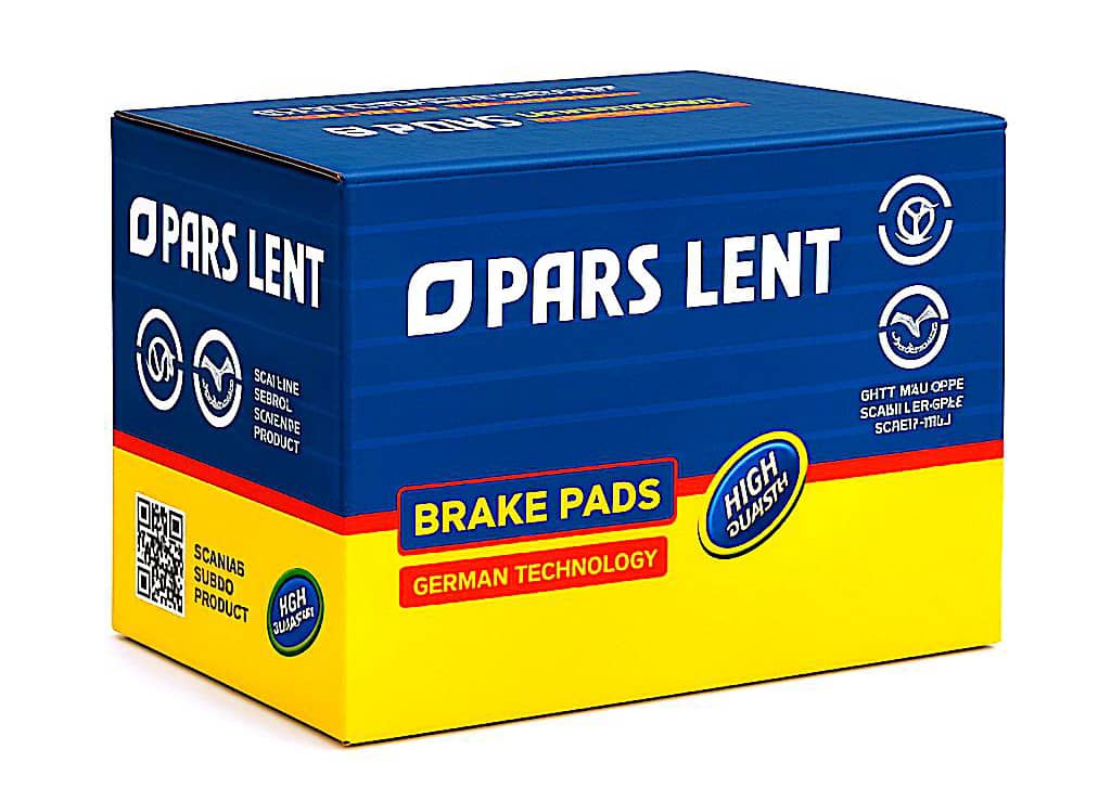 لنت ترمز جلو پژو 206 تیپ 5 (بعد از 93) برند پارس صادراتی (Pars lent)