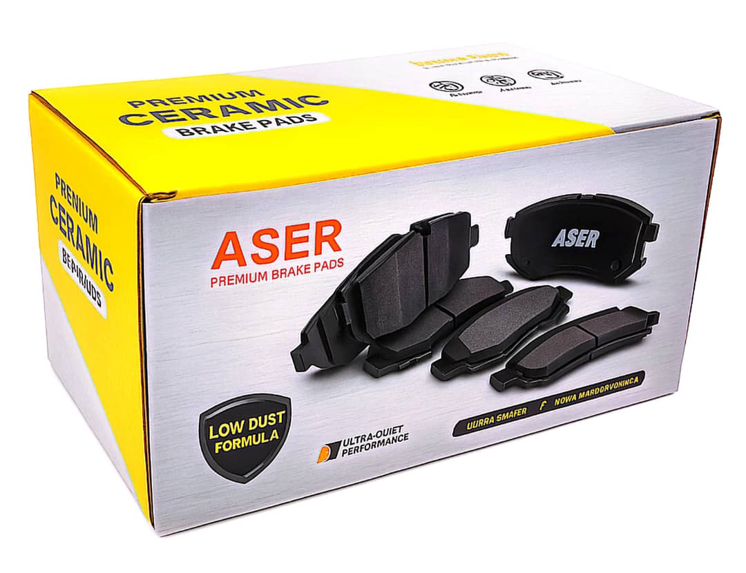لنت ترمز سرامیکی عقب فونیکس آریزو ۶ GT برند ایسر چین (ASER)